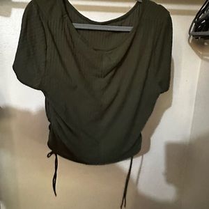 Two piece skirt crop top new